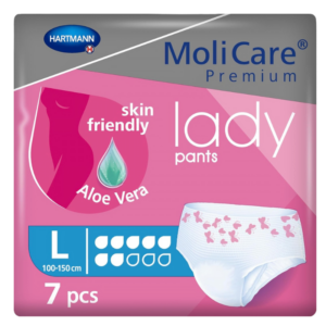 Molicare Braga Incont. Pants Lady Talla L (Rosa Mujer)