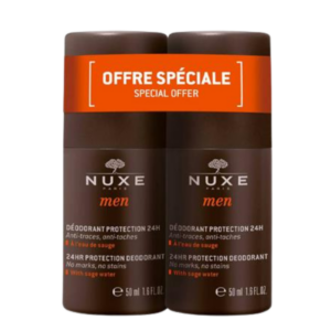 Nuxe Men Déodorant Protection 24H Roll-On Lote de 2