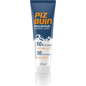 Piz Buin Mountain Crema Solar SPF50 + Stick Labial